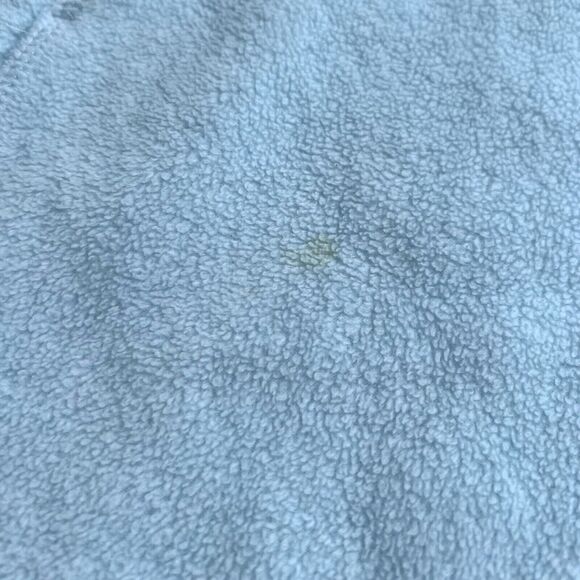 Vintage NIKE Logo Swoosh Embroidered Baby Blue LG Terry Cloth Sweatshirt Hoodie - Picture 6 of 7